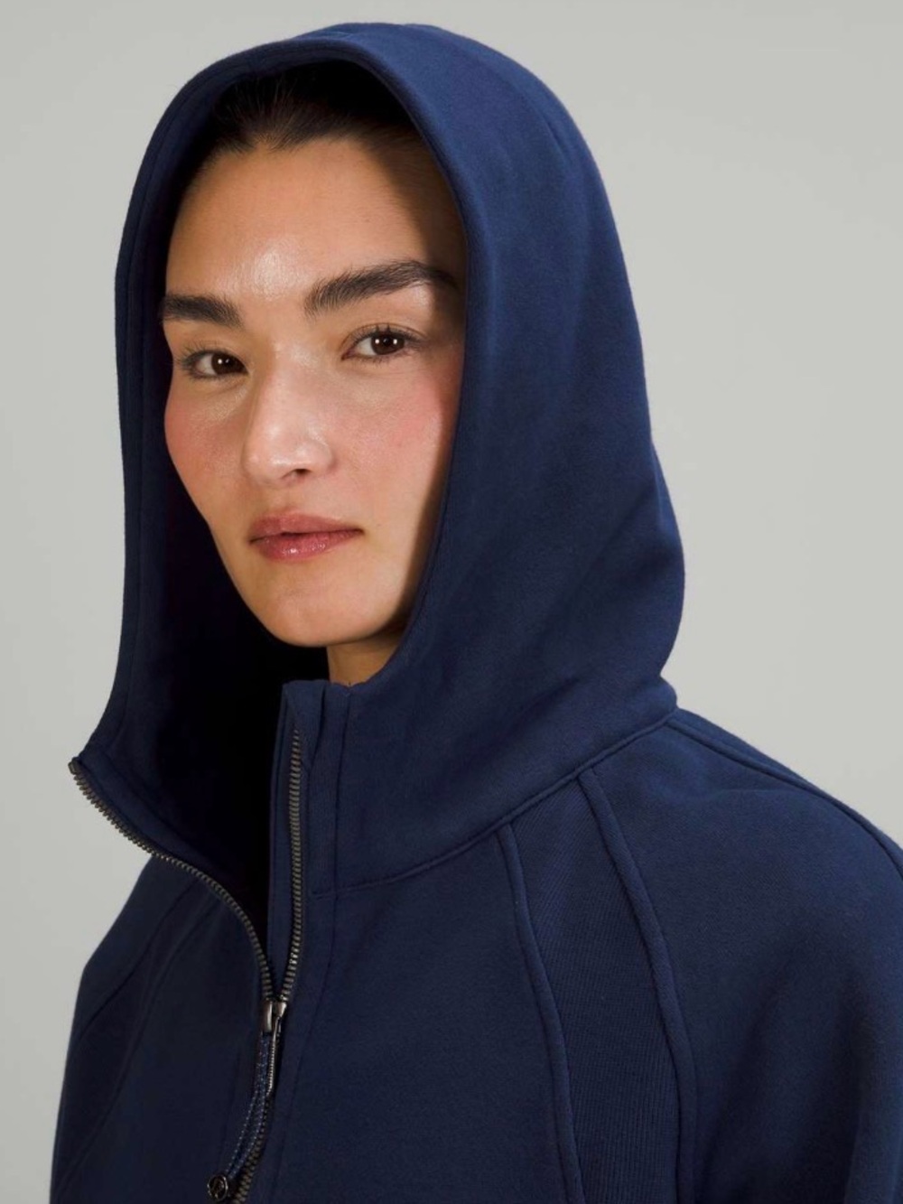 Lululemon Scuba Long Sleeve Logo Hooded Oversized Half-Zip Hoodie Jacket - Picture 3 of 11
